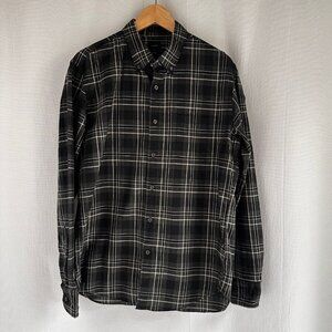 J Crew - Slim Men's button down - black and white plaid - Size Large